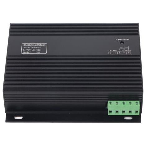 Saluaqui Chargeur de Batterie Intelligent pour Le Générateur - Chargeur de Batterie Genset 12V / 24V 10A avec compatibilité de Tension Large et Charge Efficace. (1/4)
