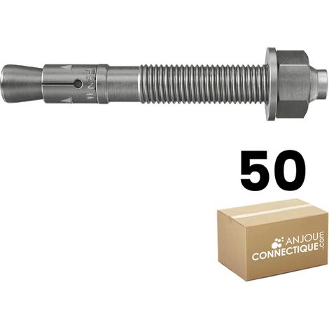 Fischer 50x Ancrage à cheville FBN II 10/10 R acier inoxydable - 507558