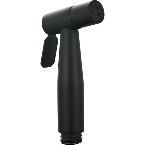 Douchette Toilette en Acier Inoxydable Douchette Cuisine à Main Bidet Spray Noir pour WC, WS024C (1/5)