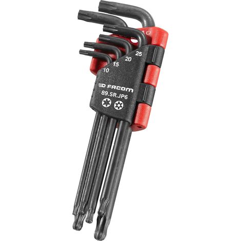 Facom 89.JP6 Set Chiavi Torx Custodia 6 Pezzi