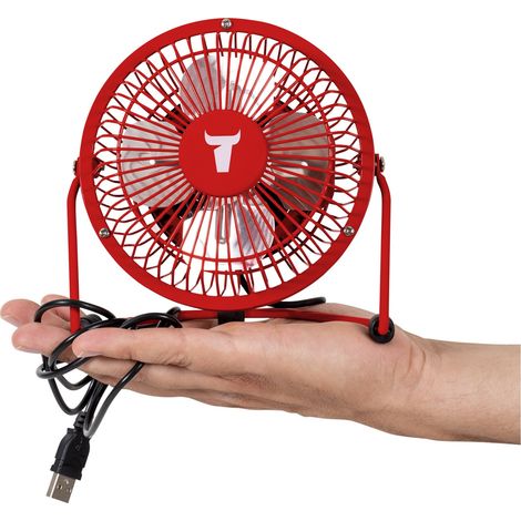 STIER USB-Ventilator, Lüfter, Kombatibel mit Computer, Spielekonsole, TV, Geräuscharm, frische Luft, Computer/Laptop Kühler, Erfrischend, Tragbar, Farbe: Schwarz (1/5)