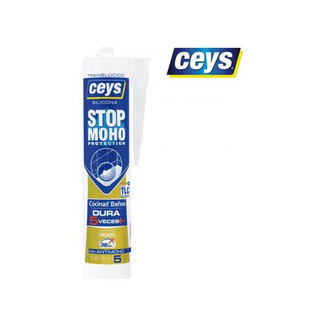 SILICONE SALLE DE BAIN STOP MOISISSURE TRANSLUCIDE
