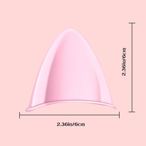 2 Pièces Oreilles de Chat en Silicone avec Rubans Adhésifs, Accessoires Casque Mignon pour Casque Ski, Casque Moto (Casque Non Inclus) (1/5)