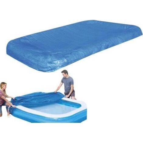 Housse de piscine gonflable imperméable anti-poussière avec cordon – Bâche pliable pour spa, hiver, jardin et bord de piscine (1/4)