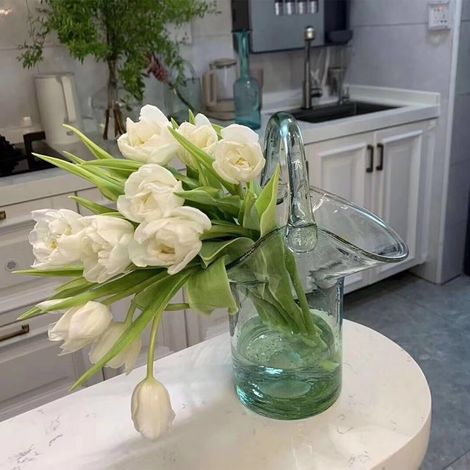 Kreativer Vasenkorb, neues Design, für Blumen, Pflanzen, Sukkulenten, Früchte und Snacks – 241831G-HL (1/5)