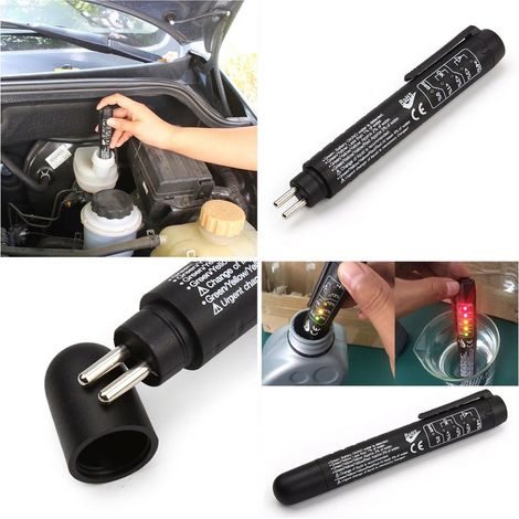 Tester a penna professionale per misurare l'usura del liquido dei freni auto a led (1/5)