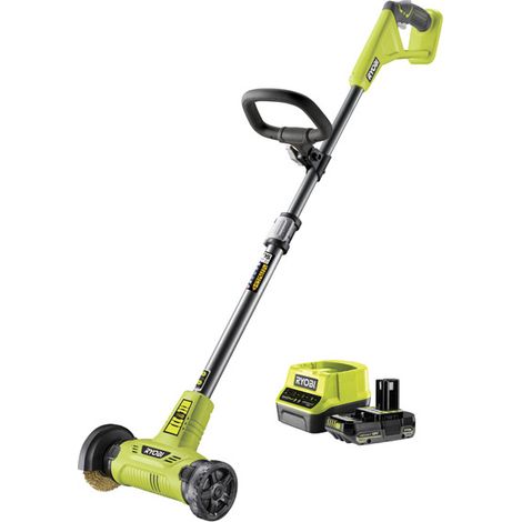 Ryobi ONE+ Patio Cleaner with Wire Brush 18V RY18PCA-120 2.0Ah Kit