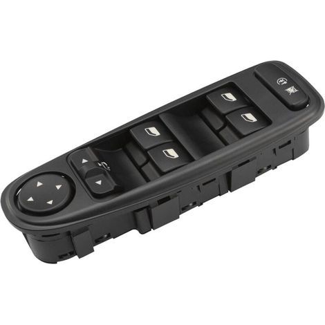 Commande Leve Vitre C4, Panneau de Contrôle Fenêtres Gauche 6554.YH Commutateur Interrupteur Bouton pour Citroen C4 Grand Picasso 96639383ZD (1/4)