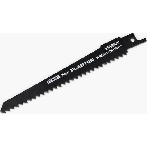Lames pour scie sabre, coupe plaque de plâtre 150 mm (1/2)