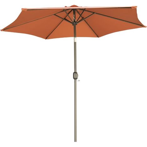 OMBRELLONE ALLUMINIO TERRACOTTA - 2,5 M