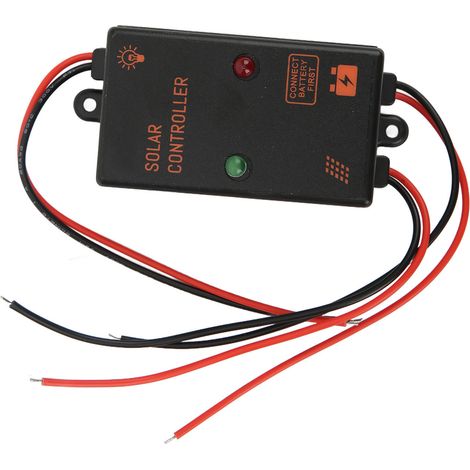 Régulateur solaire étanche IP67 24h PWM 5A 6V 12V auto 30W 60W pour panneau photovoltaïque bateau pompe (1/5)