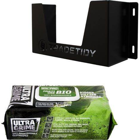 Tradetidy TT-UGB Ultragrime Wipes Van Holder Storage + Biodegradable Wipes (1/5)