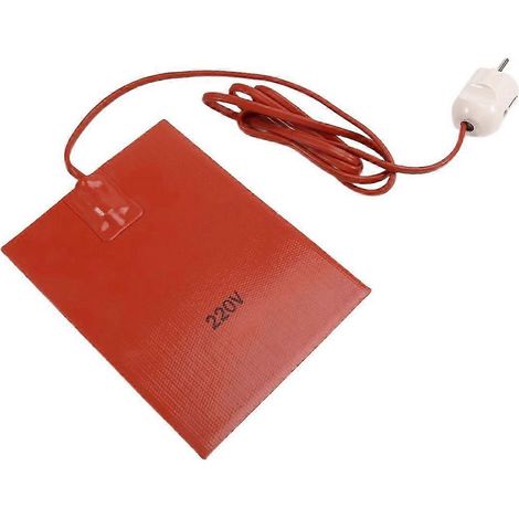 Almohadilla calefactora de silicona de 300 W para cárter de aceite de motor de coche, resistente al agua, con certificación UE.