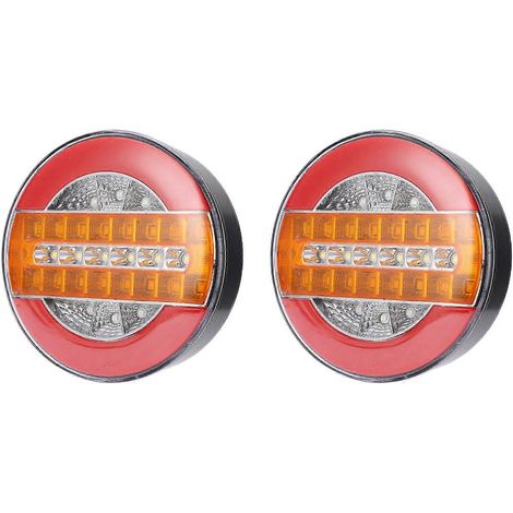 2 Stück 24V LED-Anhänger-Rückleuchten-Set Bremslicht Blinker für Yacht LKW