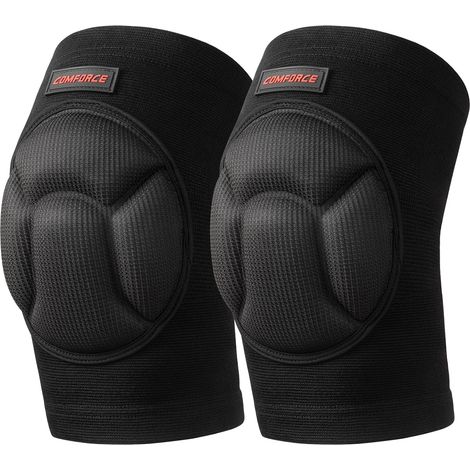 Genouillères de volleyball, anti-collision manchon de protection du genou pour volley-ball, football, danse, yoga, genouillères de protection de compression pour hommes, femmes, enfants - M (1/5)