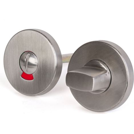 Paire de Rosaces KLOSE besser " ELSA"- Rondes Diam: 53 mm - A condamnation Avec Voyant -Inox 304