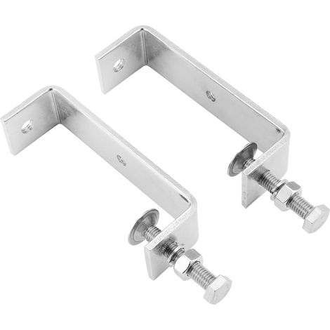Pince en C métal haute performance, mâchoires larges 100/120 mm, lot de 2 pour travail du bois. (1/5)