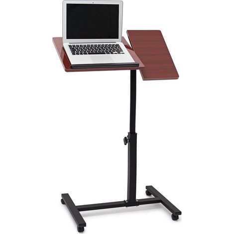 Mesa para portátil de madera de altura ajustable