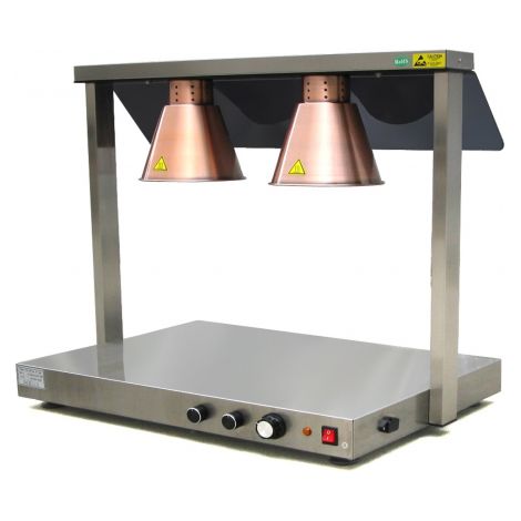 Plaque Chauffante - Infrarouge - 1400W - Triple - Beckers