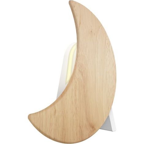 Veilleuse Musicale Bluetooth 9W LULA Lune Lumière Réglable BigBen Blanc