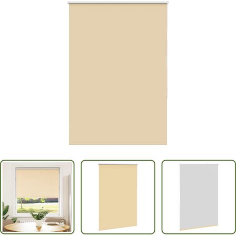 Sichtschutz -  Verdunkelungsrollo Beige 105x150 cm Stoffbreite 100,7 cm (1/5)