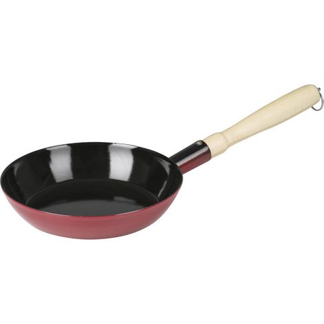 Padella in legno RIESS Ø24cm smalto rosso
