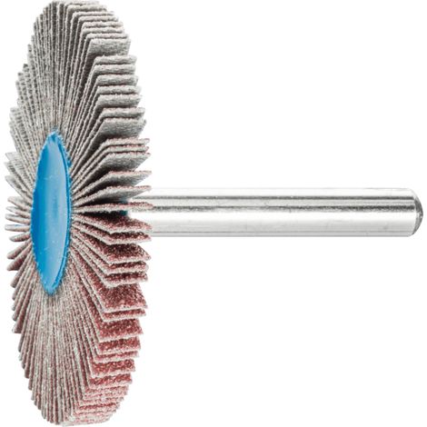 PFERD TOOLS Korund Fächerschleifer F Ø 50x5 mm Schaft-Ø 6 mm A80 für Feinschliff und Finish 10 Stk