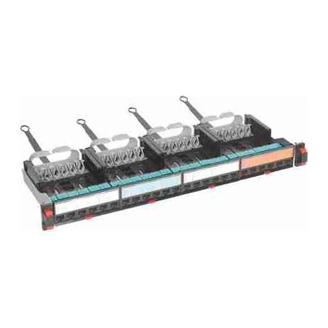 Panneau de brassage BTIC9024C8S avec 24 connecteurs RJ45 CAT8 STP
