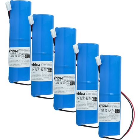 vhbw 5x Pile remplacement pour Jablotron 2CR34615, BAT-80A-SAFT pour système d'alarme (12000mAh, 6V, Li-MnO2) (1/4)