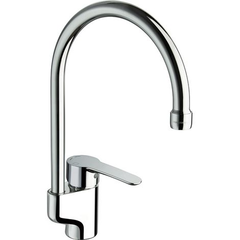 Robinet mitigeur cuisine col de cygne NEW DAY Chromé - Cristina Ondyna KN52251 (1/2)