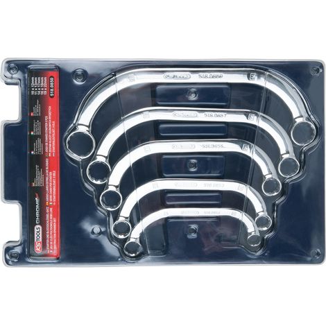 KS TOOLS CHROMEplus Starter- y llave de bloqueo juego de 5 piezas. - 518.0850 (1/4)