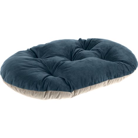Ferplast PRINCE Coussin en velours doux pour chiens et chats. Diverses couleurs et tailles.. Variante 78/8 - Misure: 78 x 50 cm - Bleu
