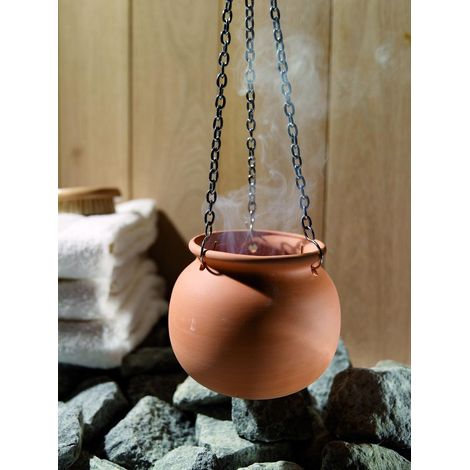 Aroma-/Aufgußtopf Terrakotta
