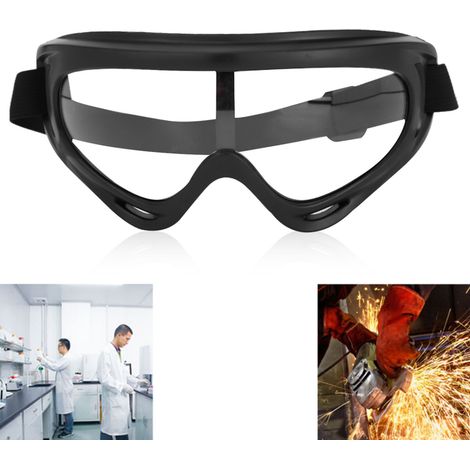 Lunettes de sécurité X400 anti-buée et coupe-vent, verres transparents, protection anti-salive (1/5)