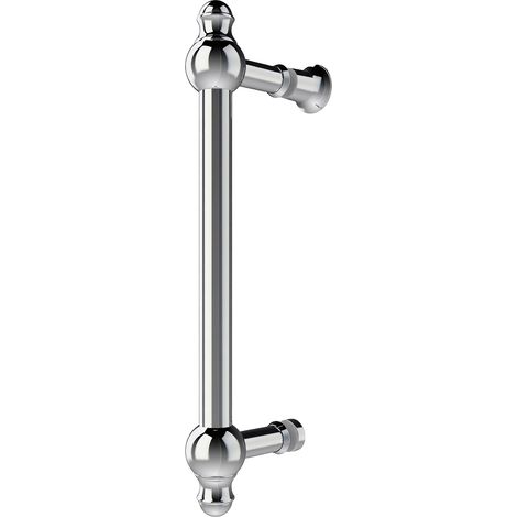 Griff Für Duschtüren, Ersatzgriff für Duschkabine, Chrome, 220 mm, für Glasduschtür (1/5)