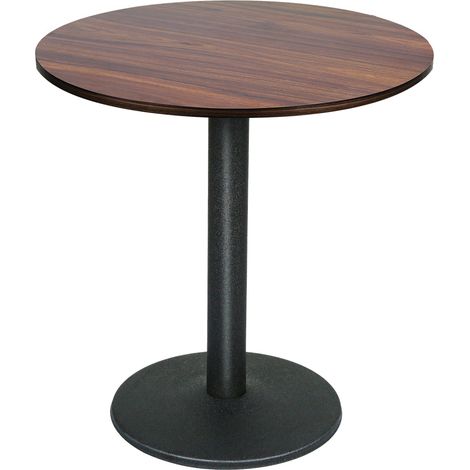 Haloyo® Stehtisch, Esstisch, Bistrotisch, Cafe Bar Esszimmer, 70x70x72cm, braun (1/5)