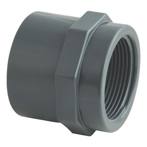 Manchon fileté PVC pression F1''1/2 F50
