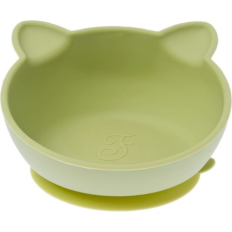 verde - Ciotola per cani e gatti in silicone con base a ventosa linea Amocromia (1/5)