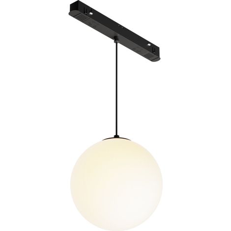 Sospensione binario 1F sfera vetro nera LED 5W 3000K Maytoni (1/2)