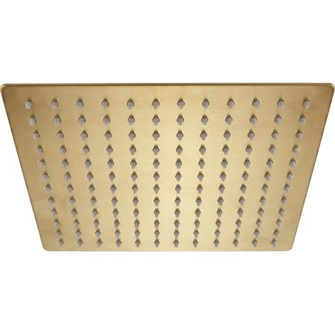 Rociador cuadrado REA JS-P015BG 30cm Brush Gold (1/5)