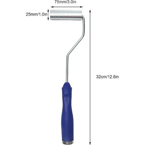 Kit de réparation de fibre de verre, outils à rouleau pour fibre de verre, rouleau à bulle pour fibre de verre, outil de réparation pour baignoire, douche et bar (1/5)
