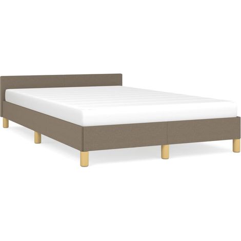 Maison Exclusive - Giroletto senza Materasso Tortora 120x190 cm Tessuto (1/5)