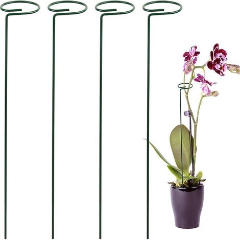 Confezione da 20 paletti verdi da giardino da 35 cm
