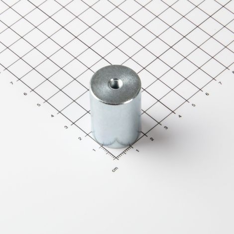 Magna-C Stabgreifer aus AlNiCo Ø25x35mm mit Innengewinde (1/3)