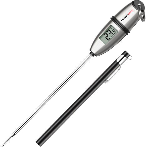 TP02S Thermometre Cuisine Patisserie Numérique 3 Secondes Instantané pour Boissons Chaudes Lait Les Confiseries Sucre avec Longue Sonde de Cuisson (1/5)