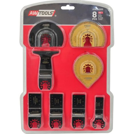 Awtools mt zestaw brzeszczotów  8szt. do urządzenia wielofunkcyjnego