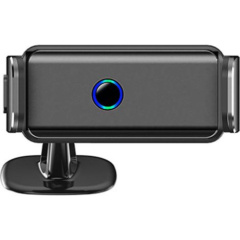 Support de téléphone portable à induction électrique, rotation à 360°, fixation adhésive et sur grille d'aération (1/5)