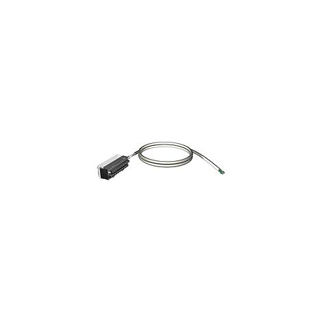 Modicon X80 - cordon - connecteur 20 contacts - fils volants 1 extrémité - 3m - BMXFTW301 (1/3)