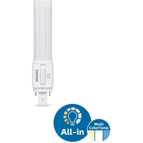 Lampadina led g24d 8.9w multitono philips - plcl26allin360