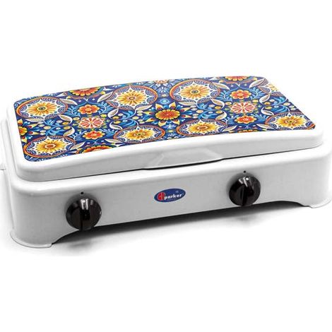 CFParker Fornello a Gas 2 Fuochi Gpl / Metano ibiza mod. 5326BGPIBZ - Fonte di alimentazione: Gpl